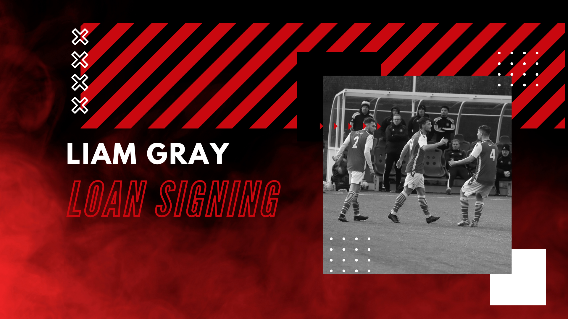 Liam Gray Loan Signing