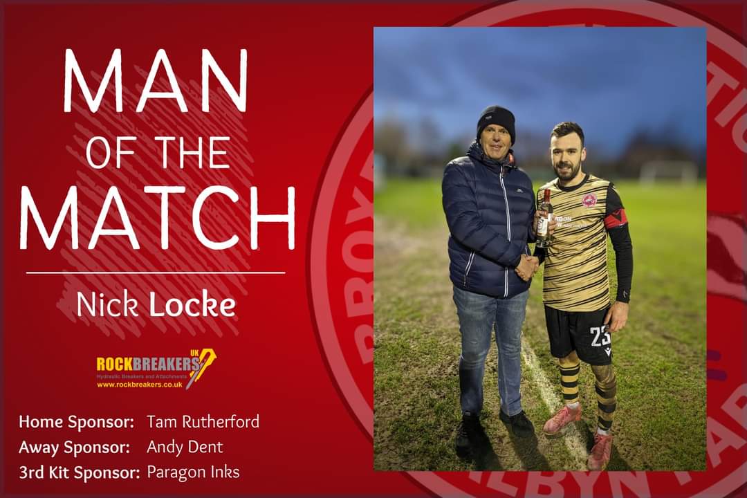 MAN OF THE MATCH V TYNECASTLE