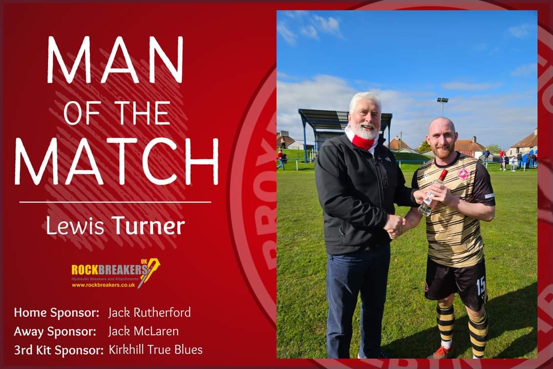 MAN OF MATCH AT DUNDONALD BLUEBELL